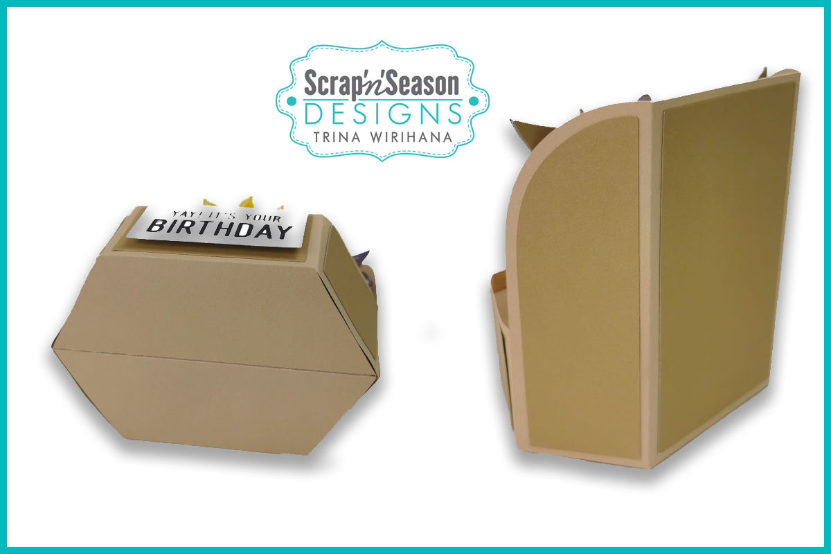 083. Popup Stage Card - Party Cake