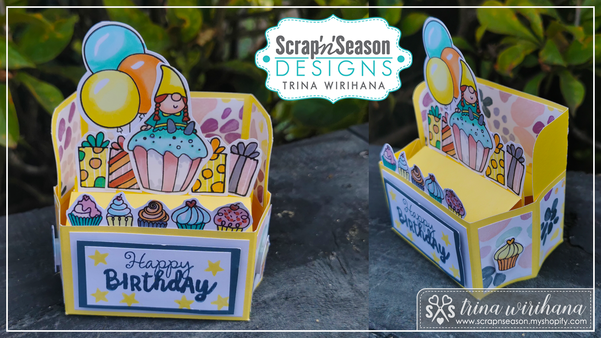DL - Fancy Fold 109 - Simple Popup Stage Card