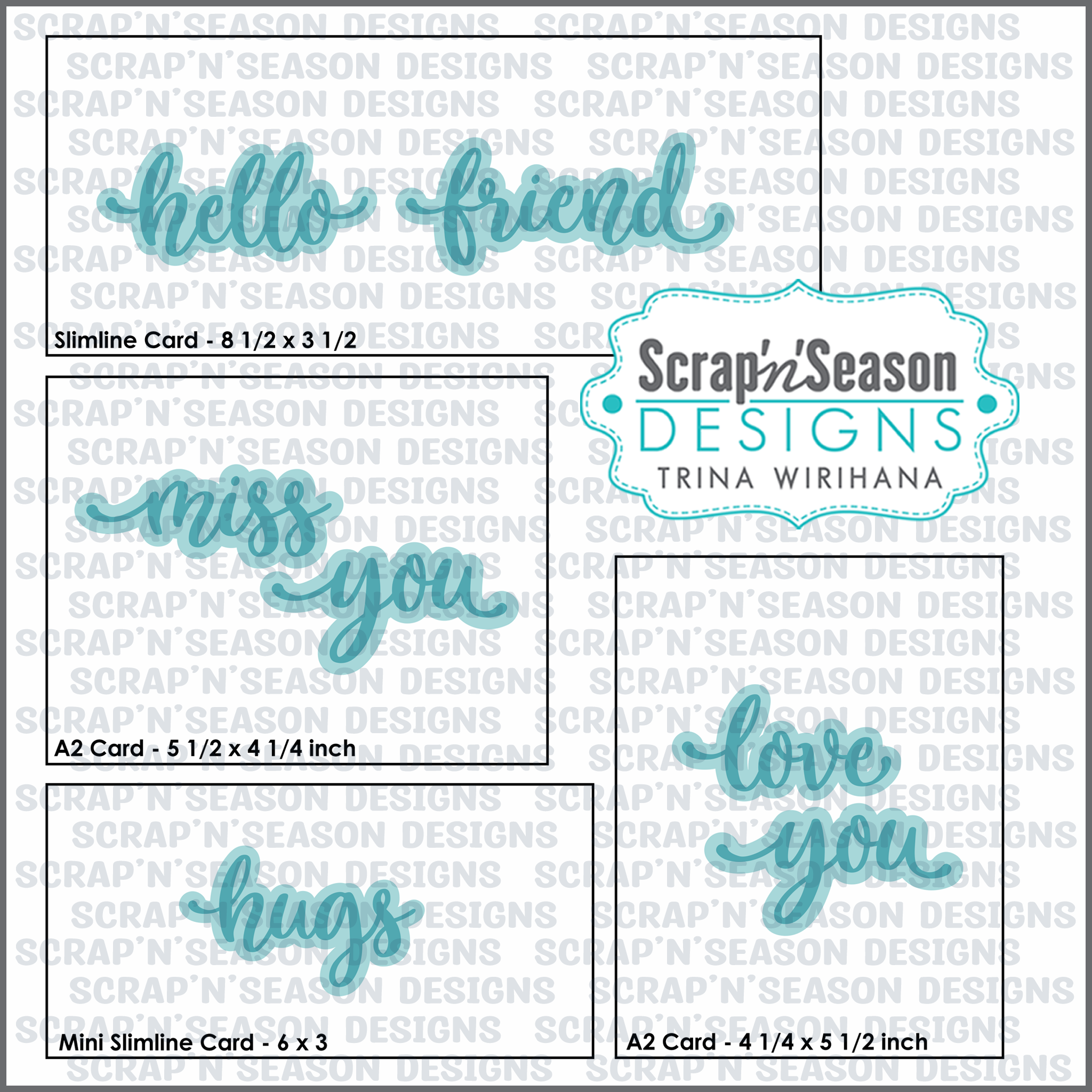 SVG - Greetings Collection 1 - Hello