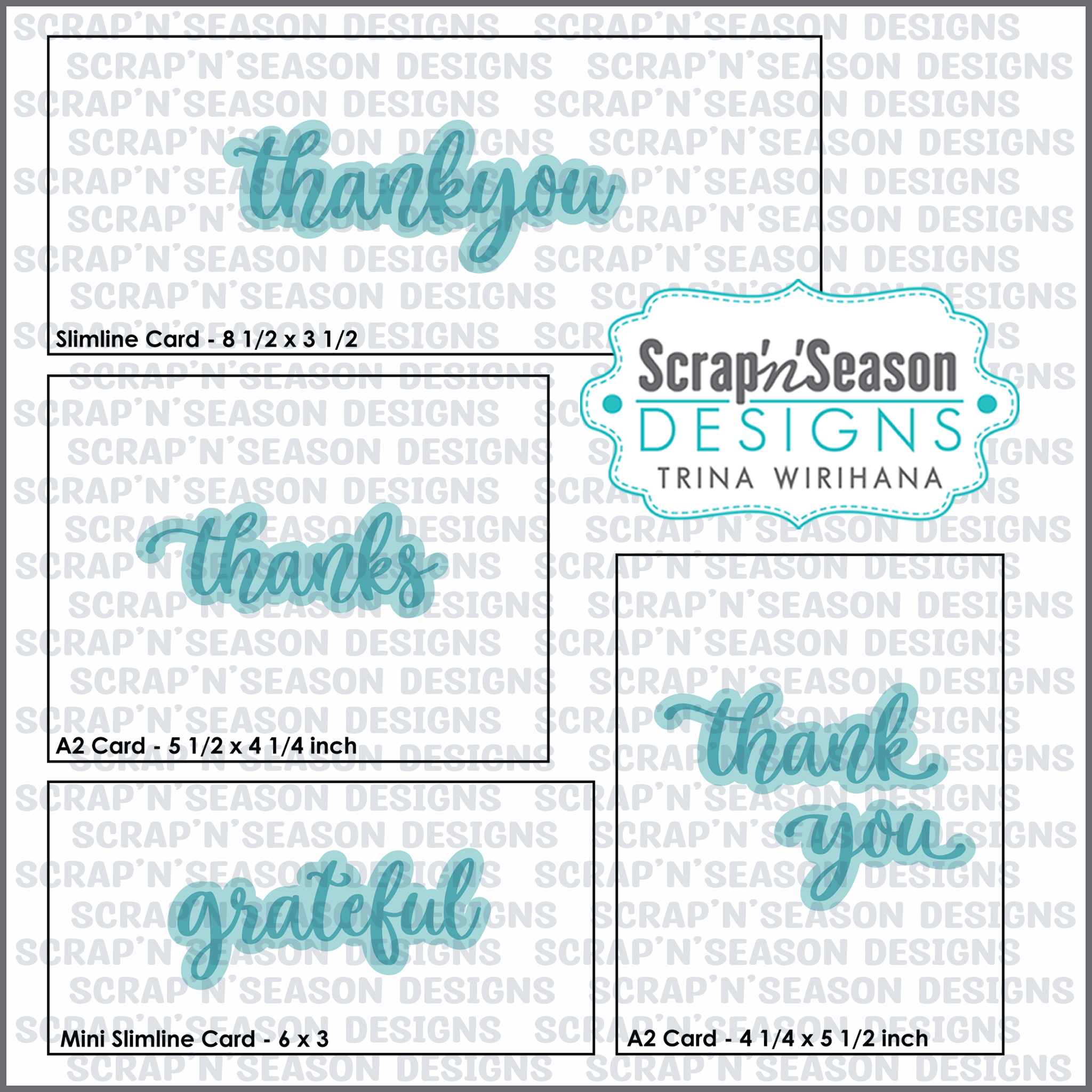 SVG - Greetings Collection 3 - Thanks