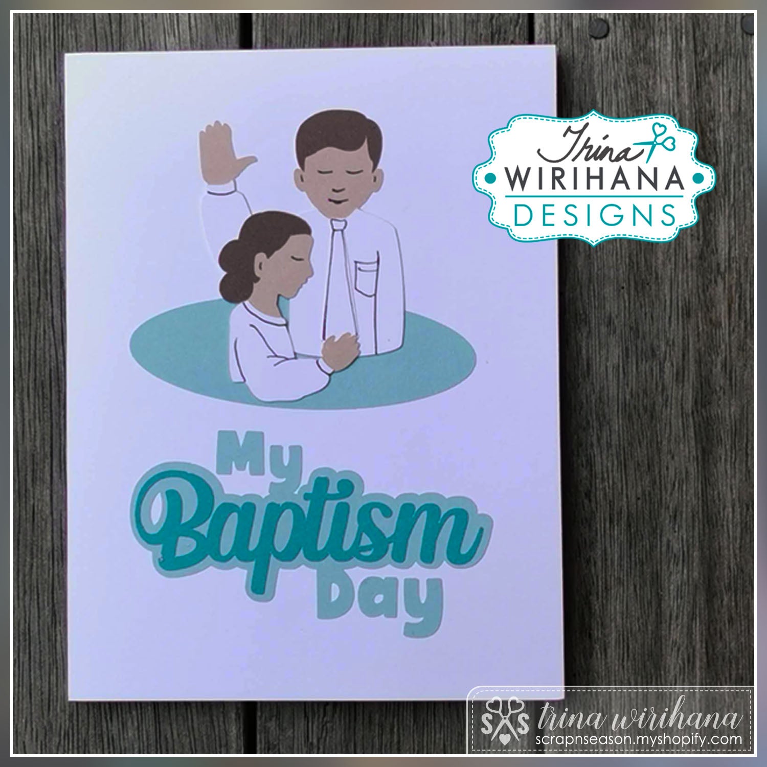 Digital Download - SVG - Baptism Mini Album