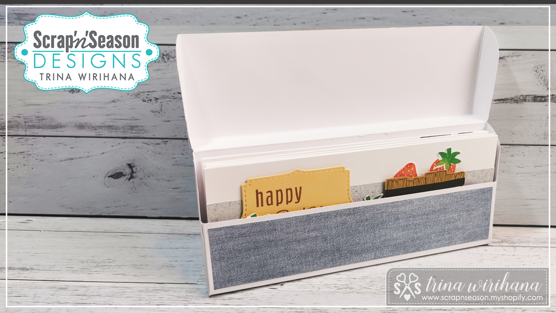 Maker Class - Slimline Card Box Project