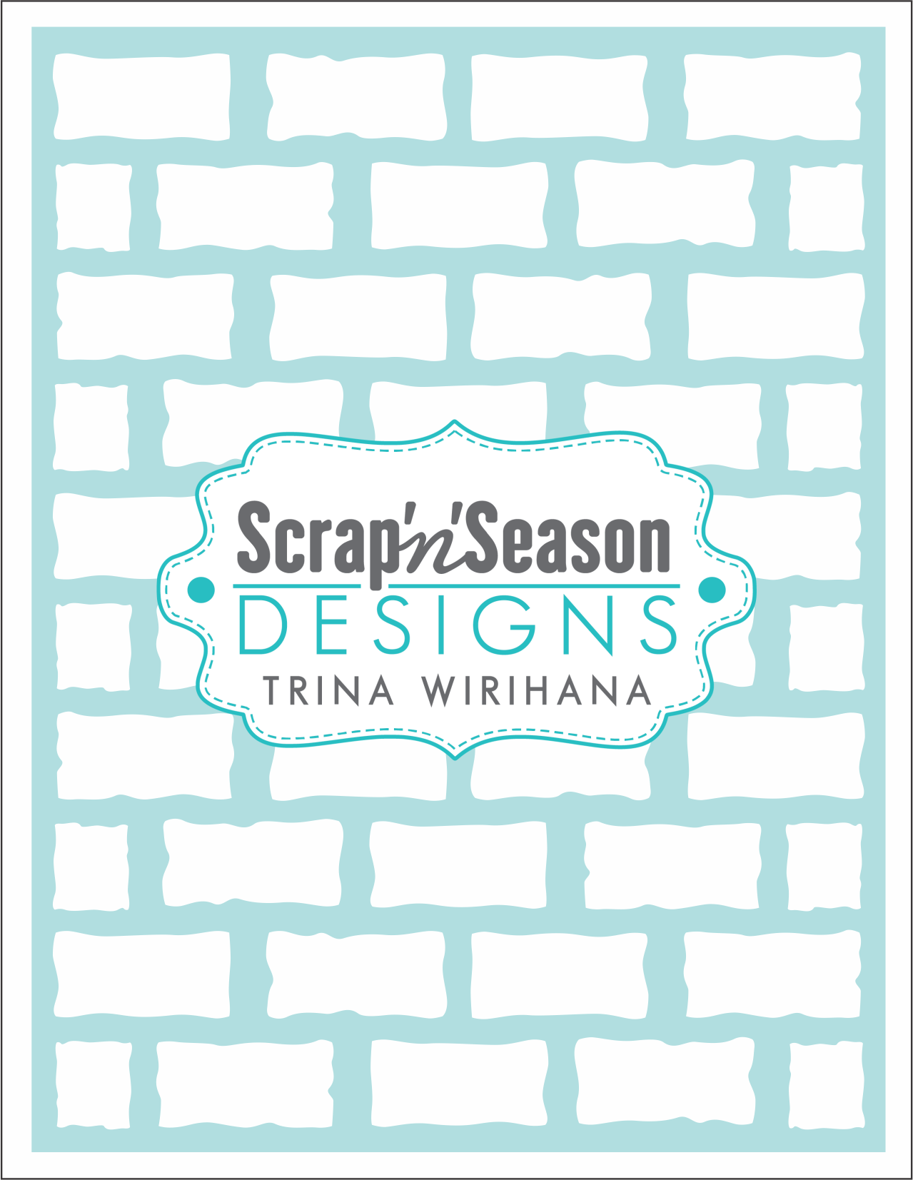Digital Download - Stencil - Bricks 3