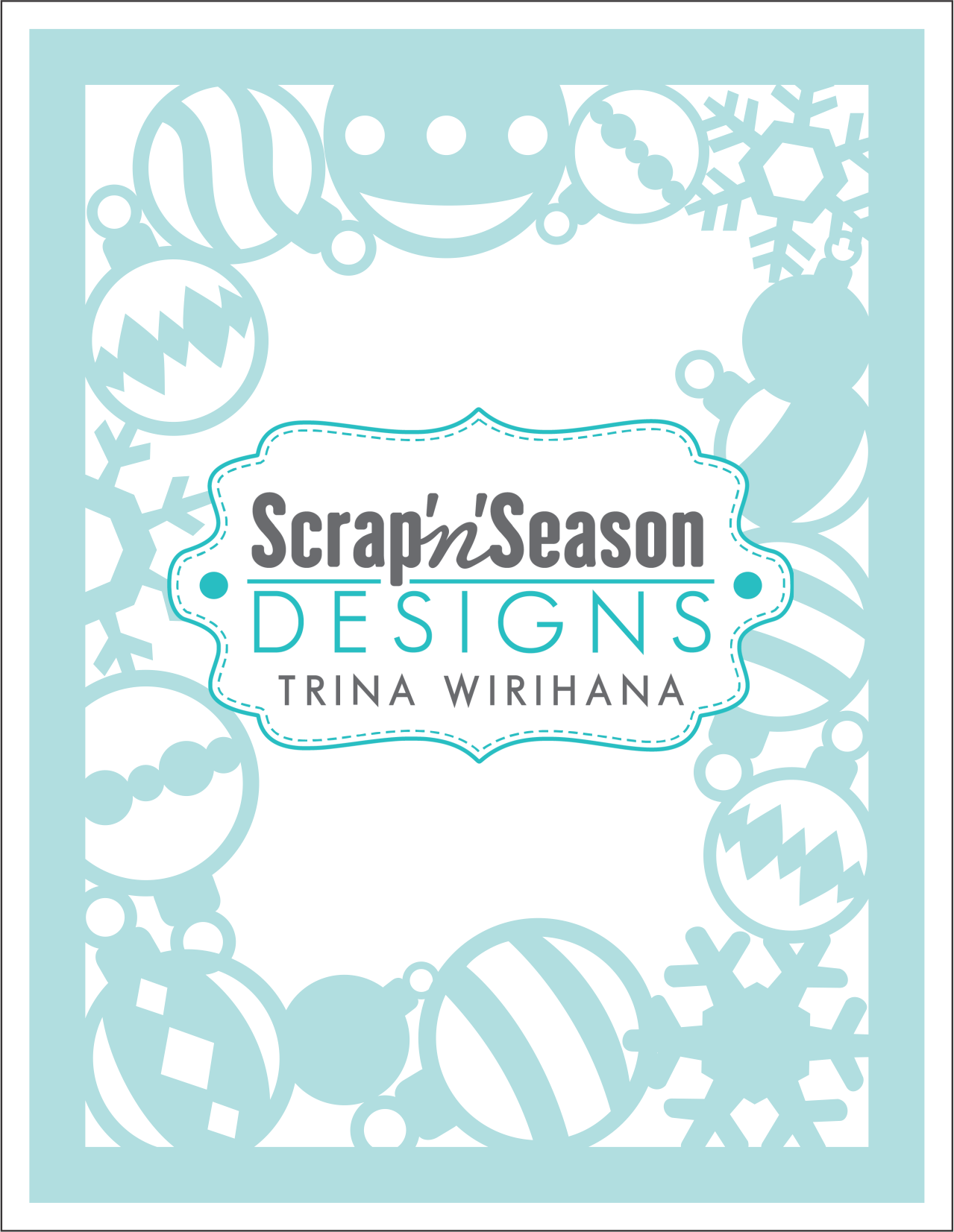 Digital Download - Christmas Baubles 3