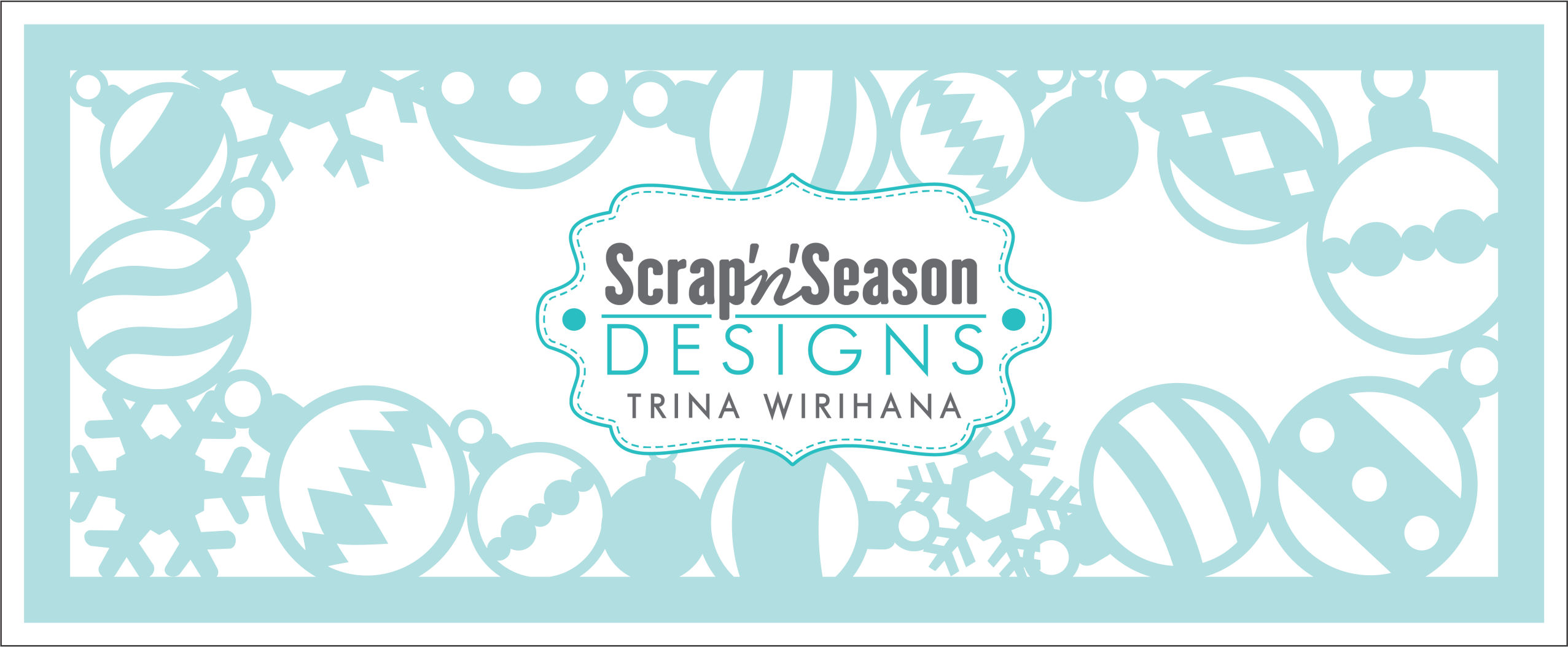 Digital Download - Christmas Baubles 4