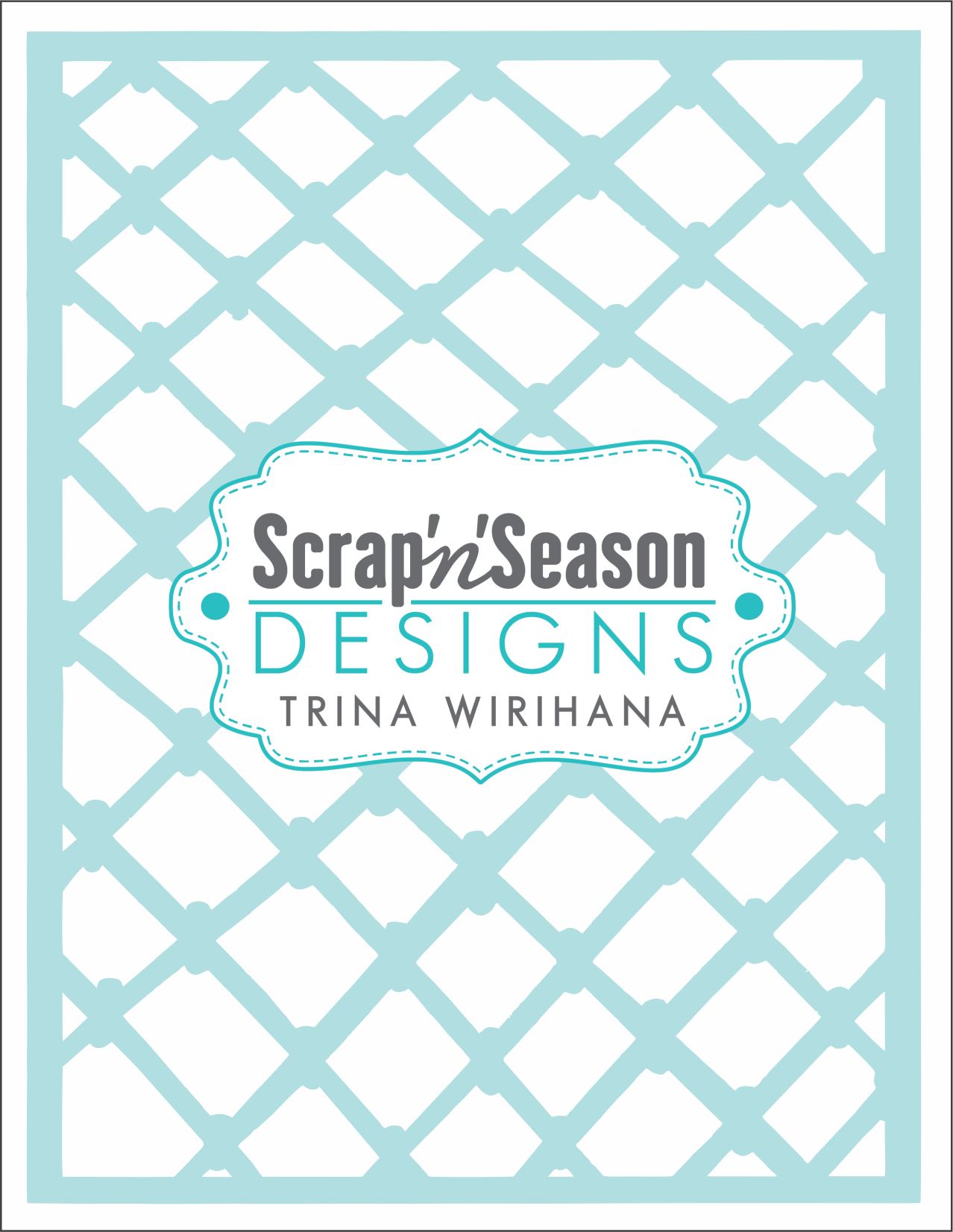 Digital Download - Stencil - Fish Net