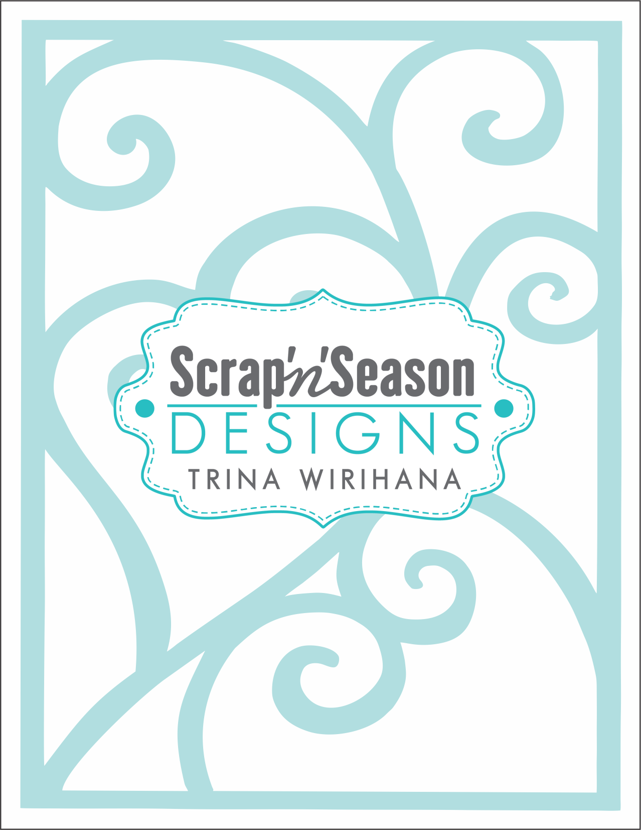 Digital Download - Stencil - Flourish Frame