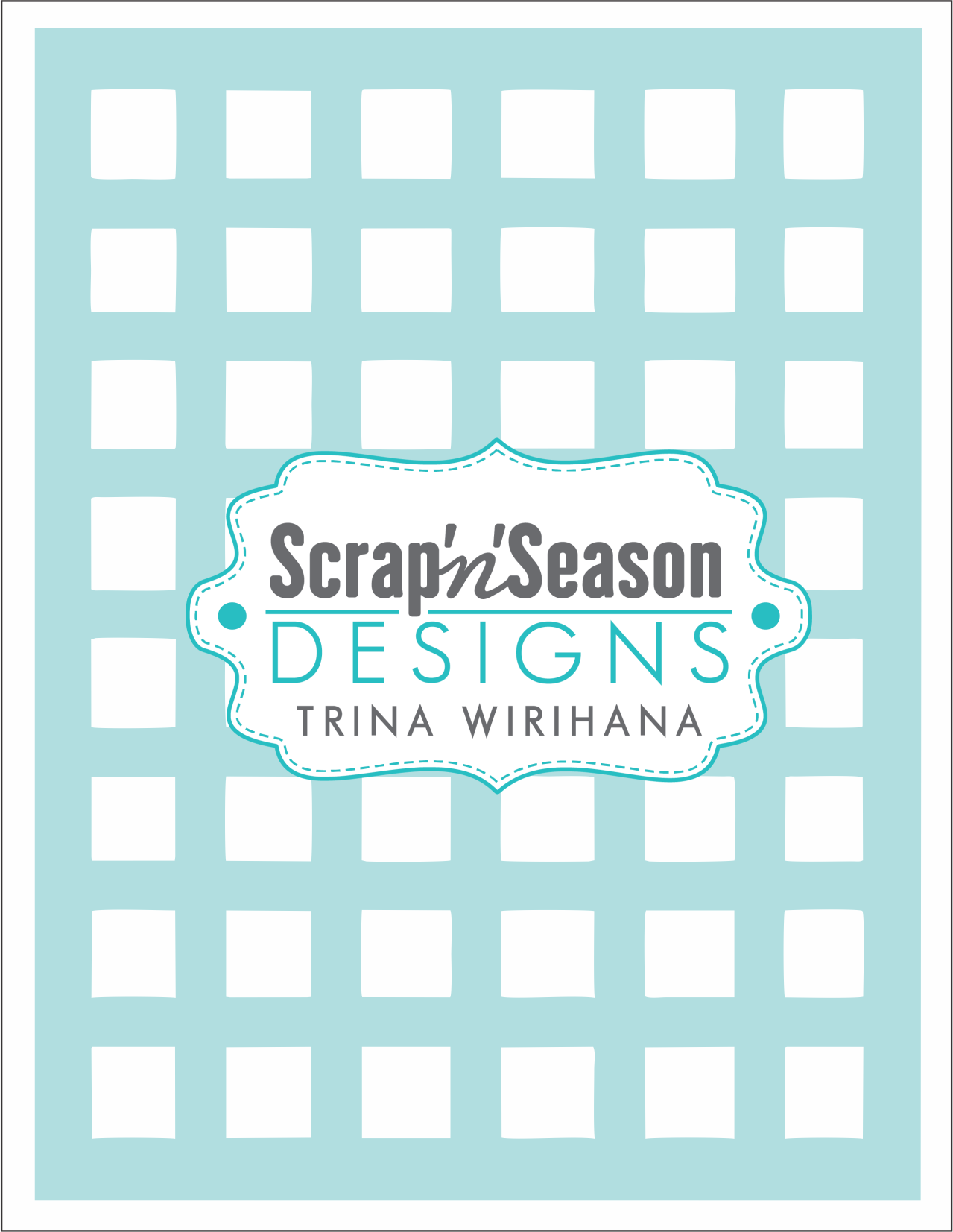 Digital Download - Stencil - Grid