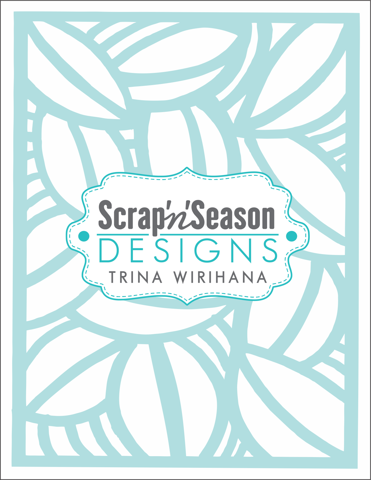 Digital Download - Stencil - Leaves 2