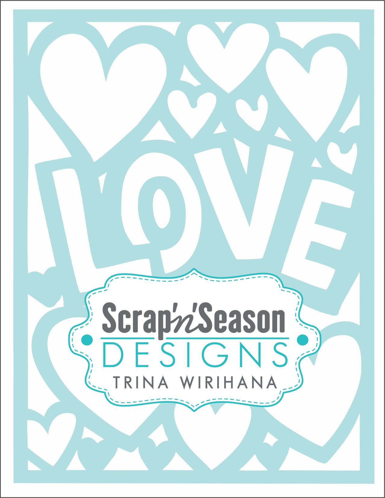 Digital Download - Stencil - Love