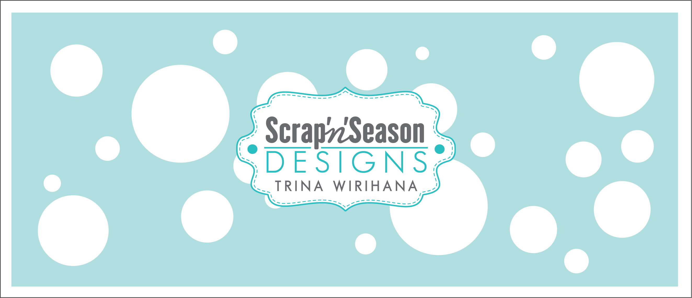 Digital Download - Stencil Slimline - Bubbles