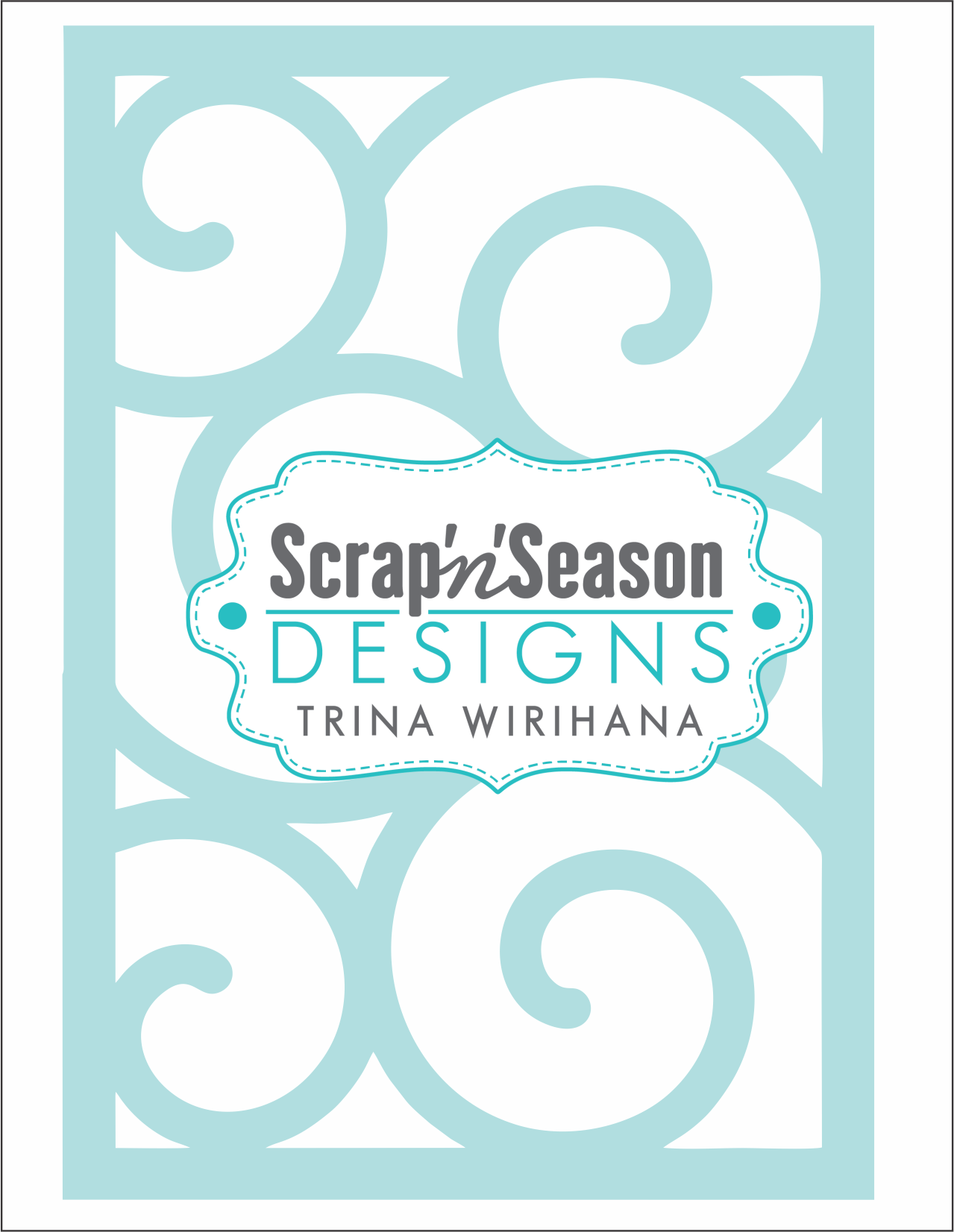 Digital Download - Stencil - Swirls 2