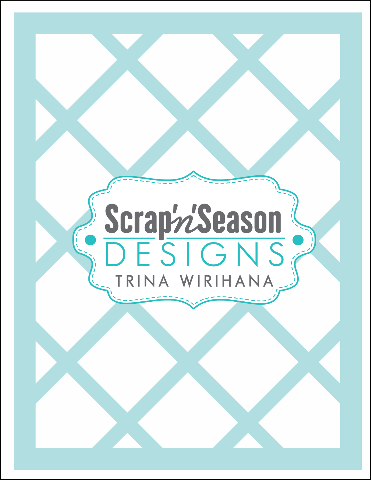 Digital Download - Stencil - Trellis 3