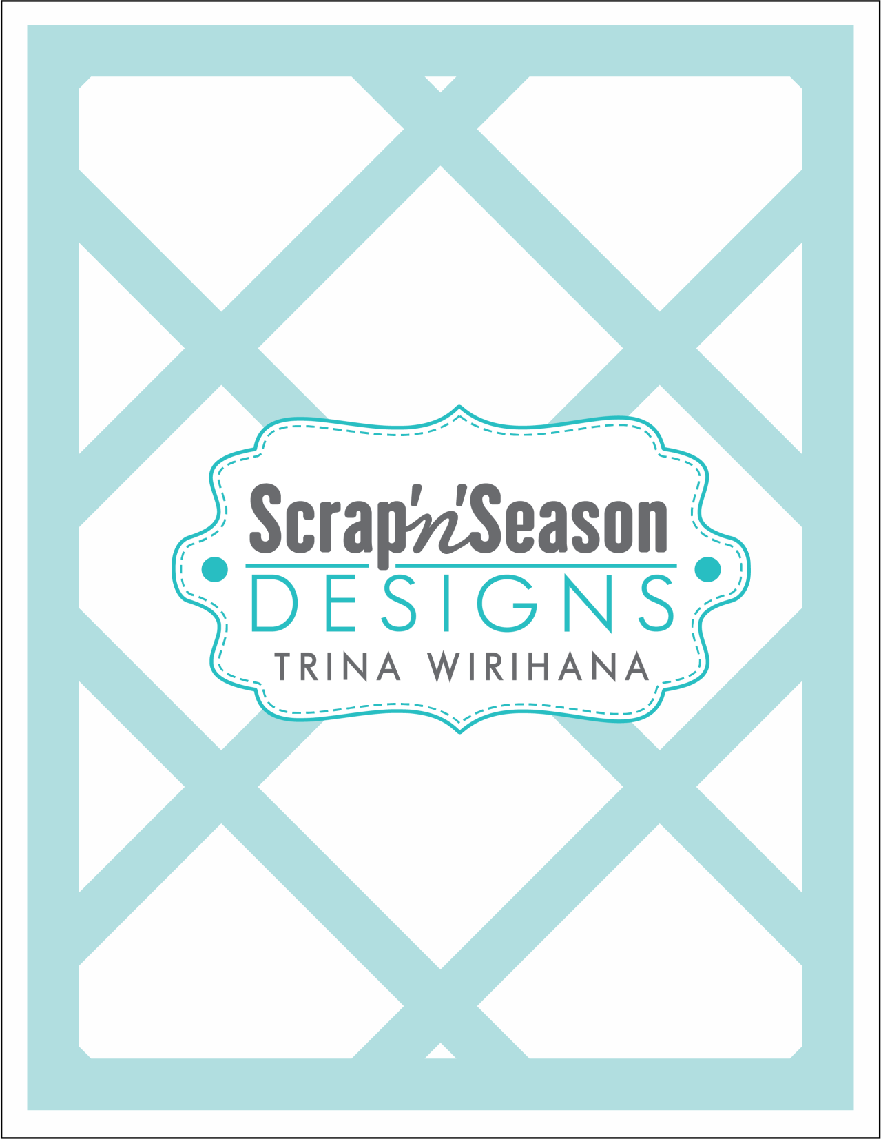 Digital Download - Stencil - Trellis 4