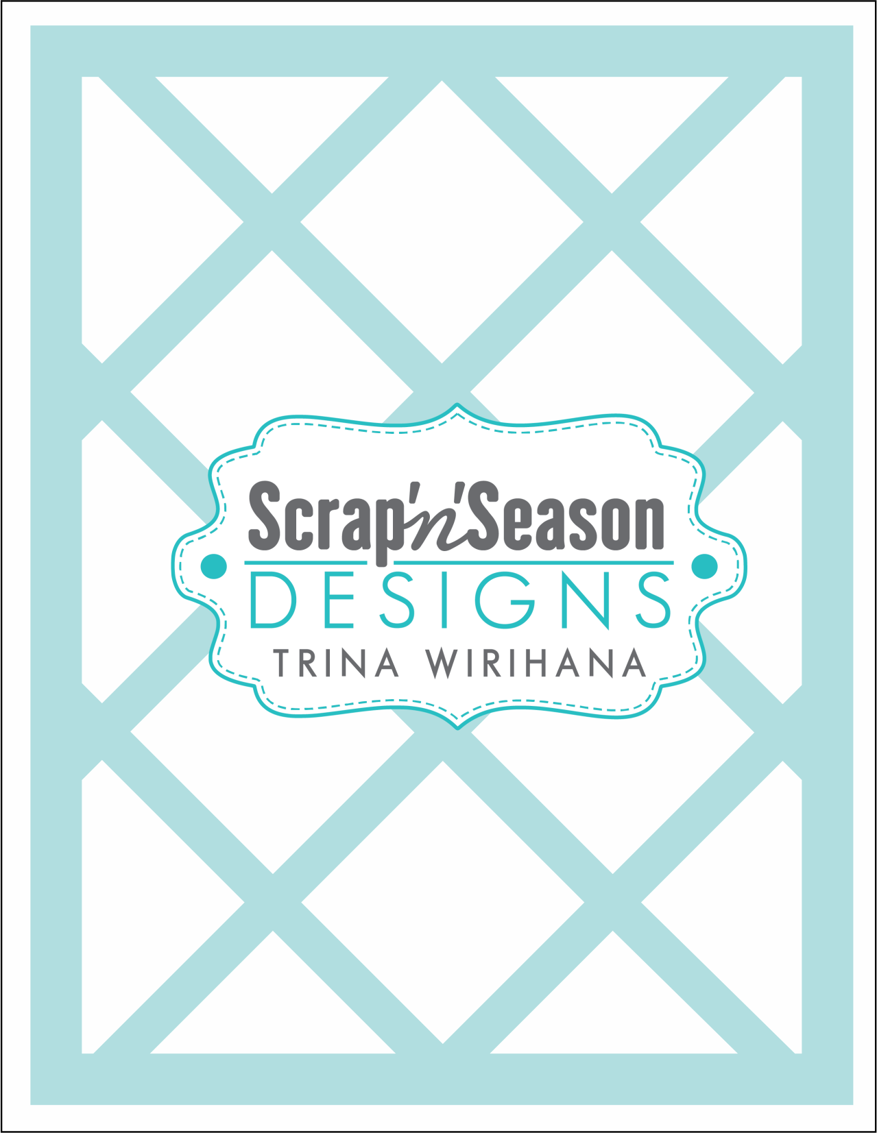 Digital Download - Stencil - Trellis 6
