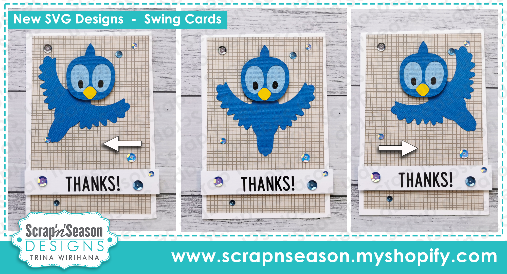 086. Swing Card - Bird