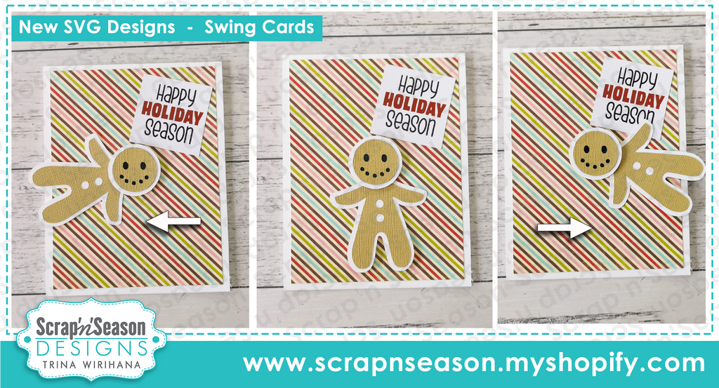 094. Swing Card - Gingerbread