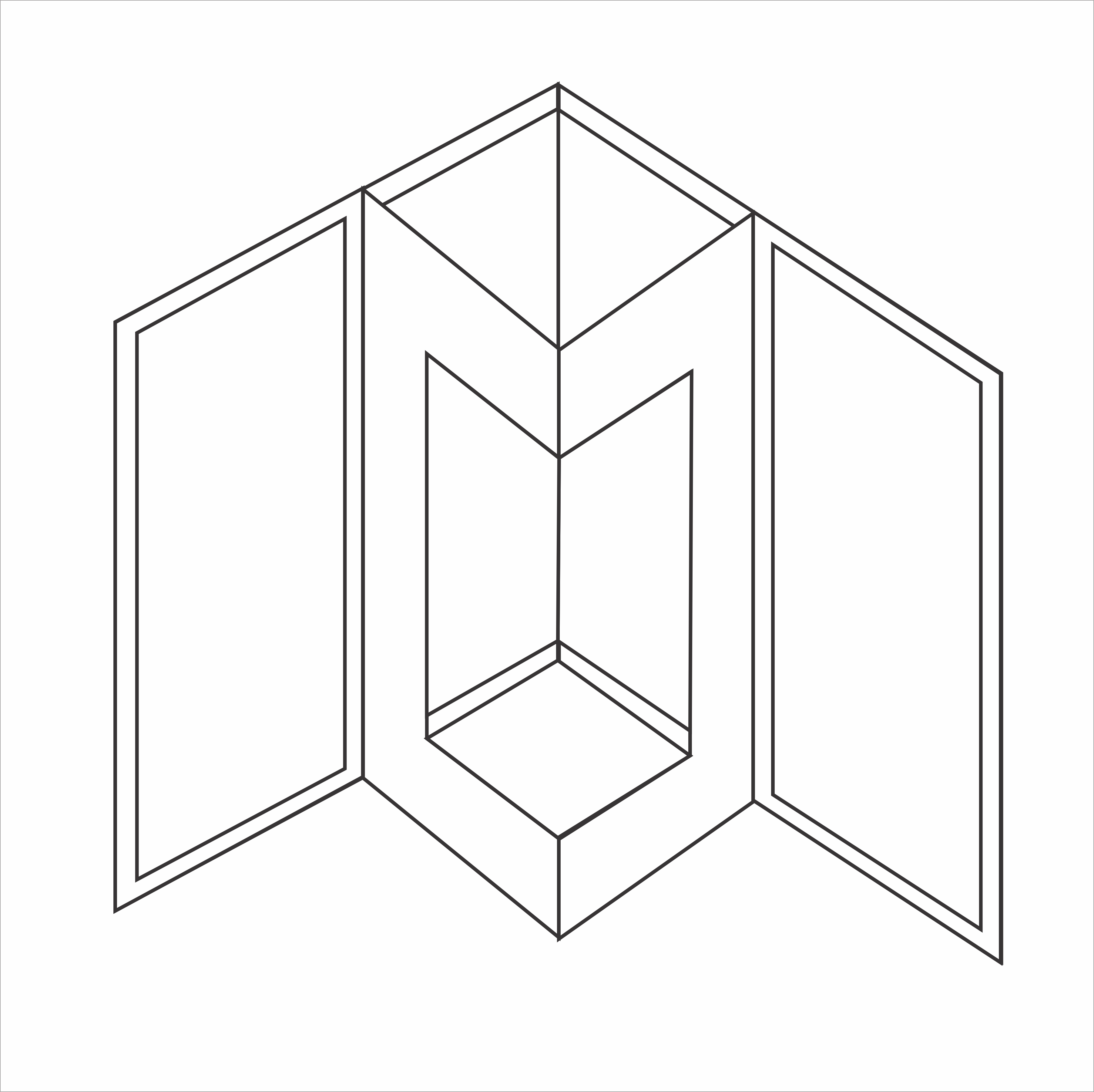 DL - Fancy Fold 16 - Window Centre Card