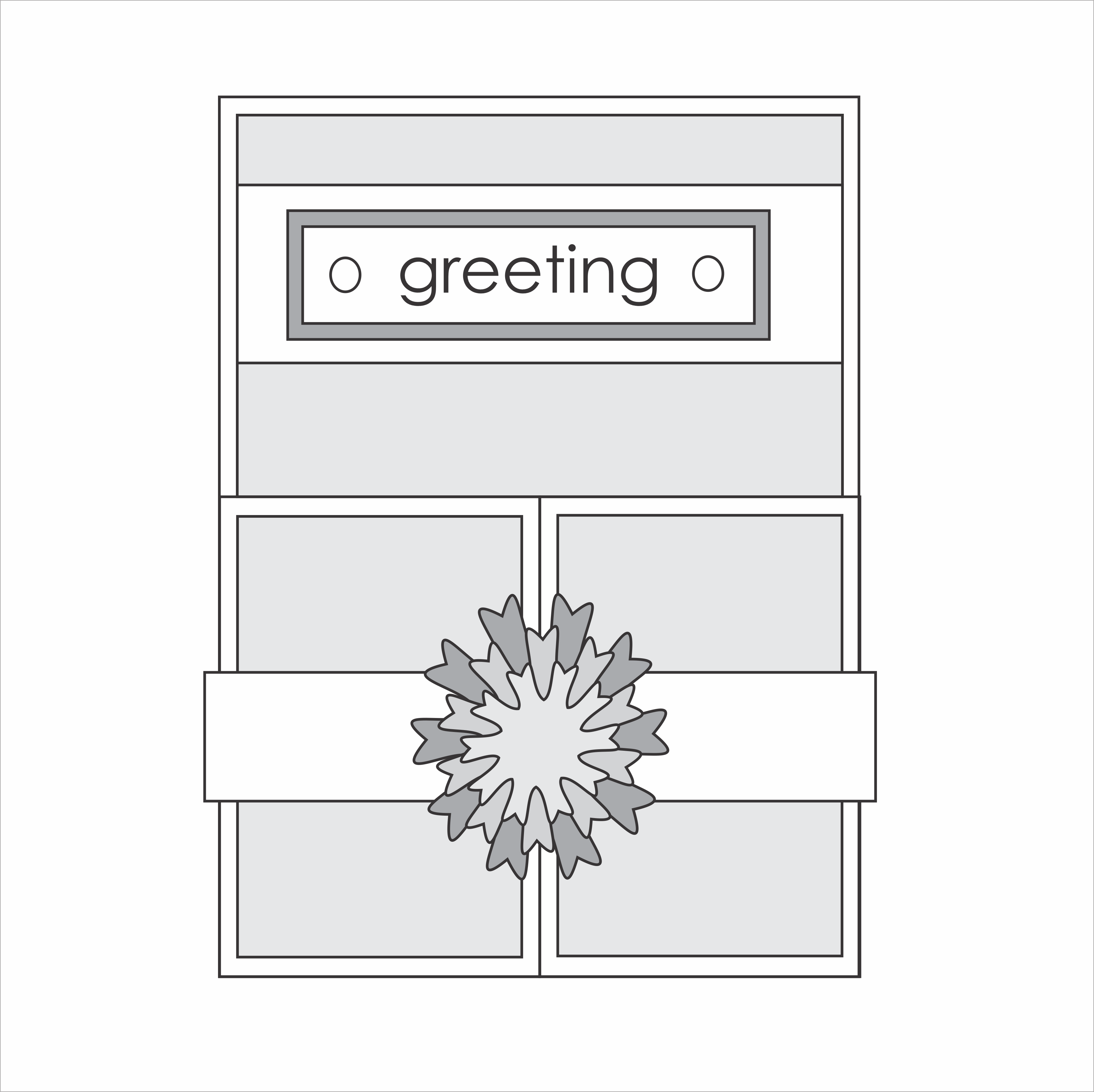 DL - Fancy Fold 17 - Belly Band Flap Card