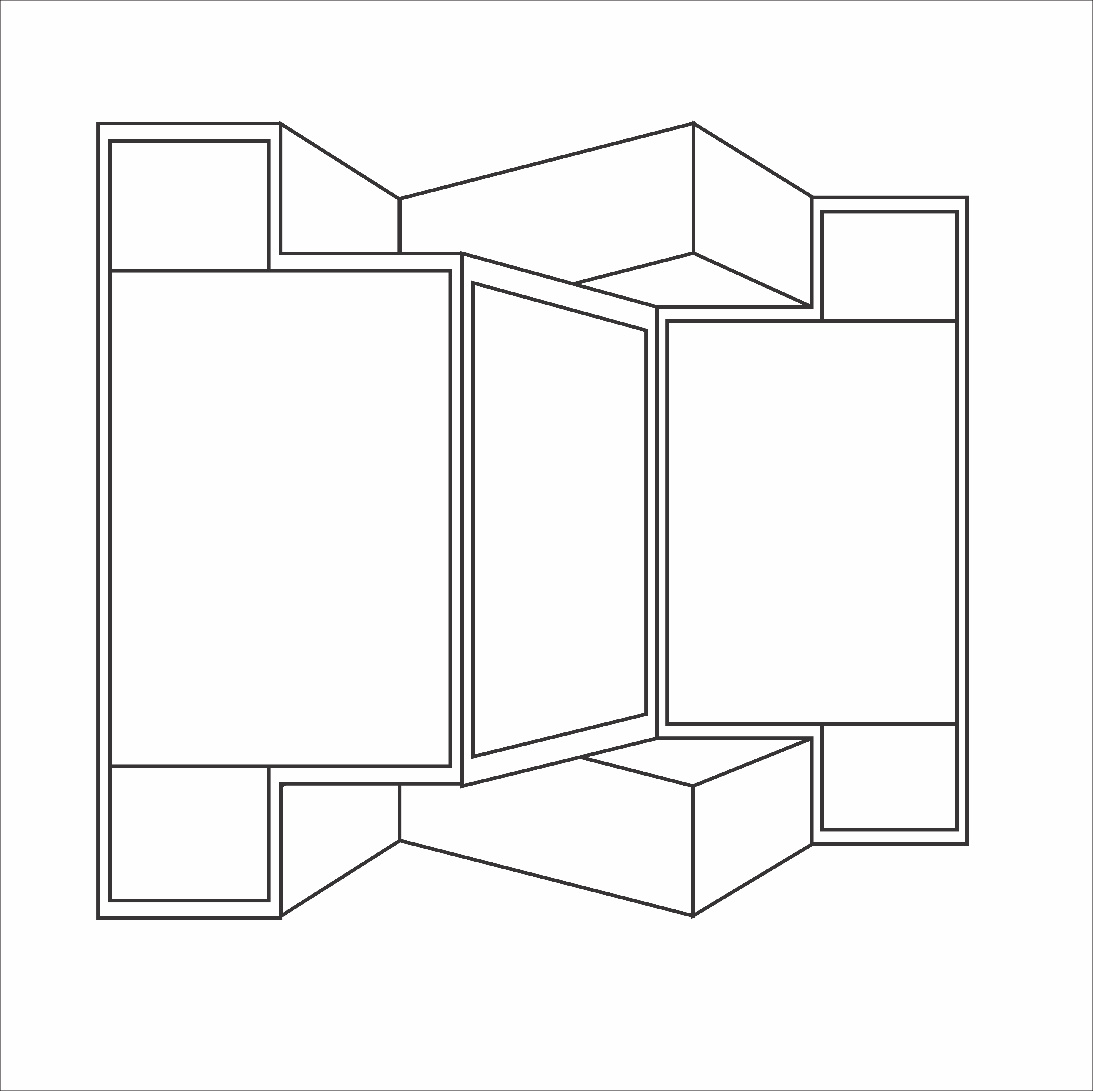 DL - Fancy Fold 21 - Tri Shutter Card