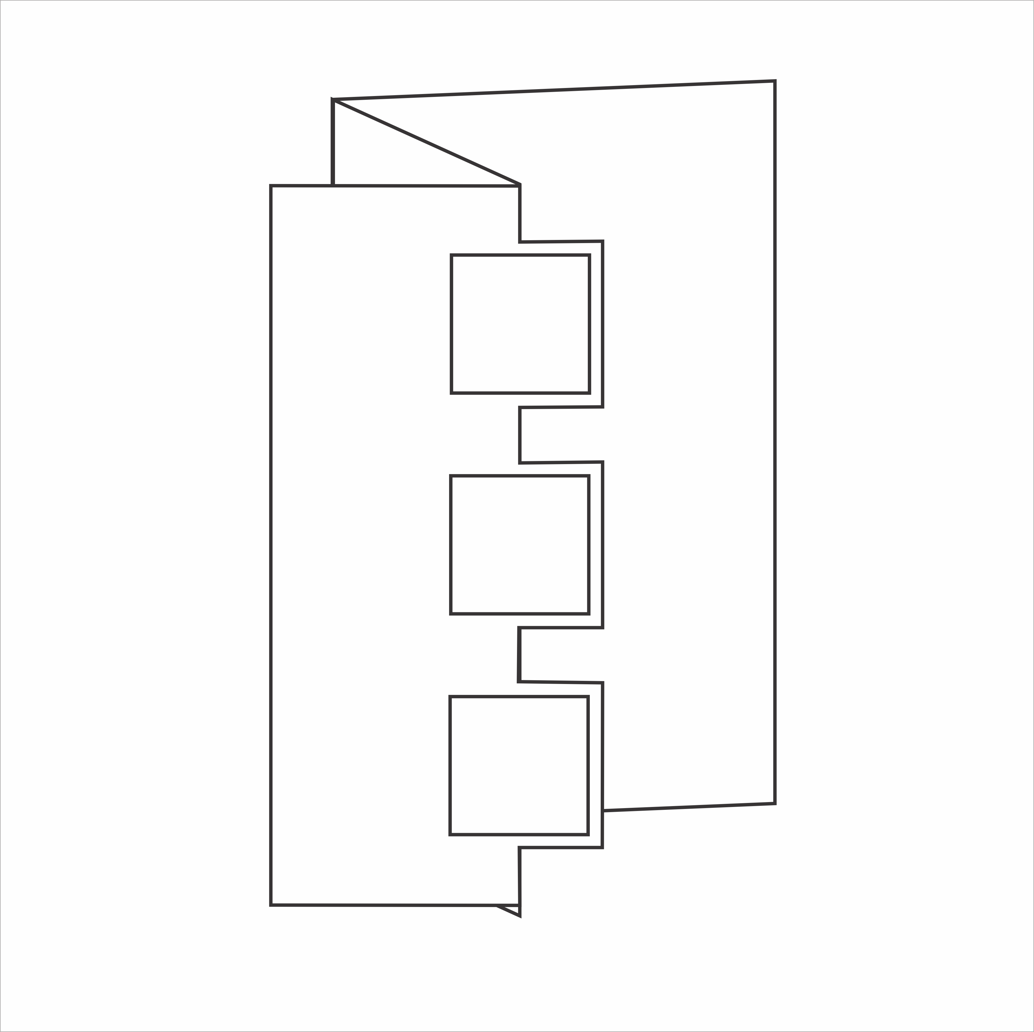 DL - Fancy Fold 23 - 3 Tab Card