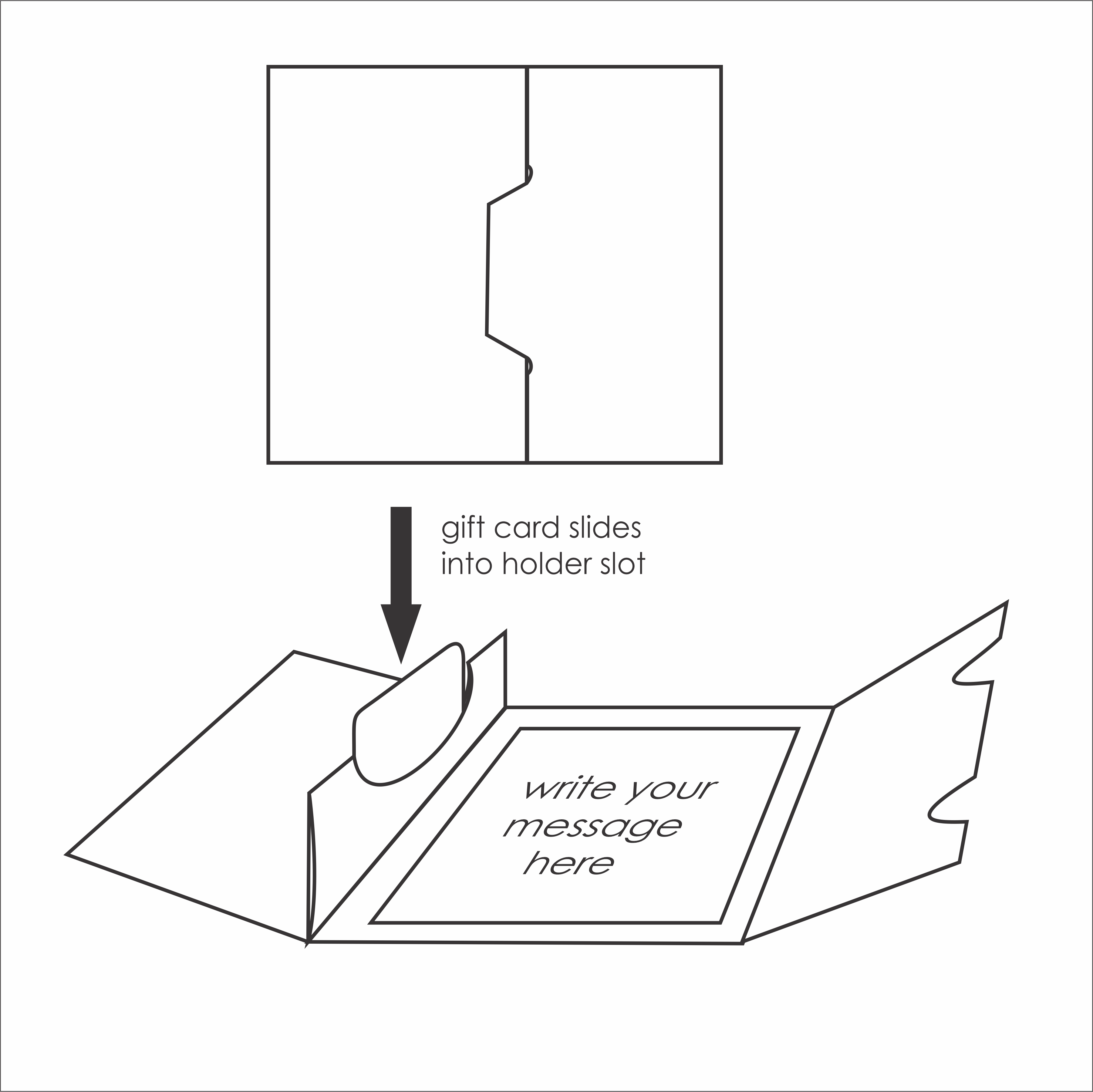 DL - Fancy Fold 25 - Gift Card Holder