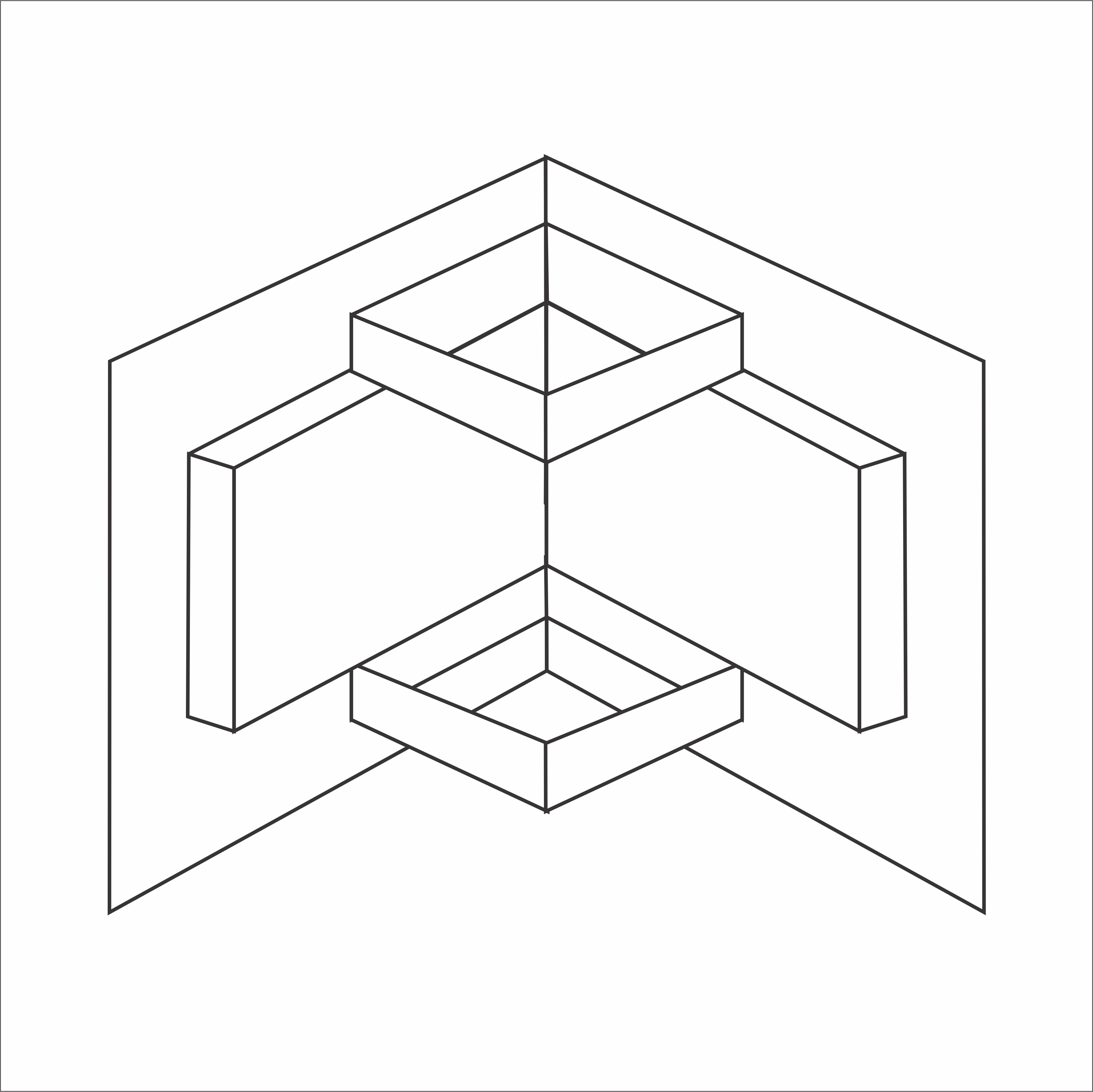 DL - Fancy Fold 26 - Centre Shutter Card