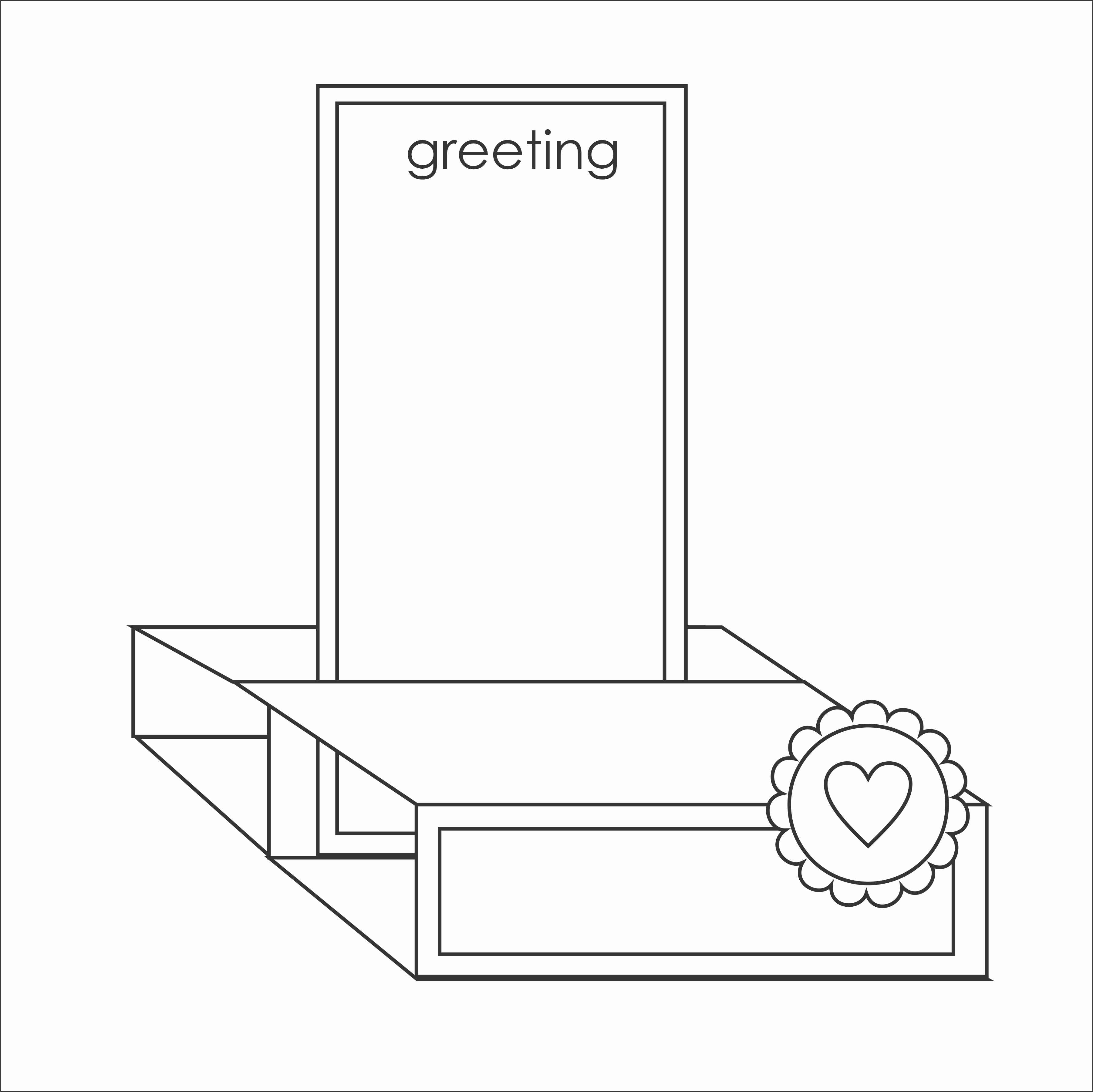 DL - Fancy Fold 27 - Stand Up Card