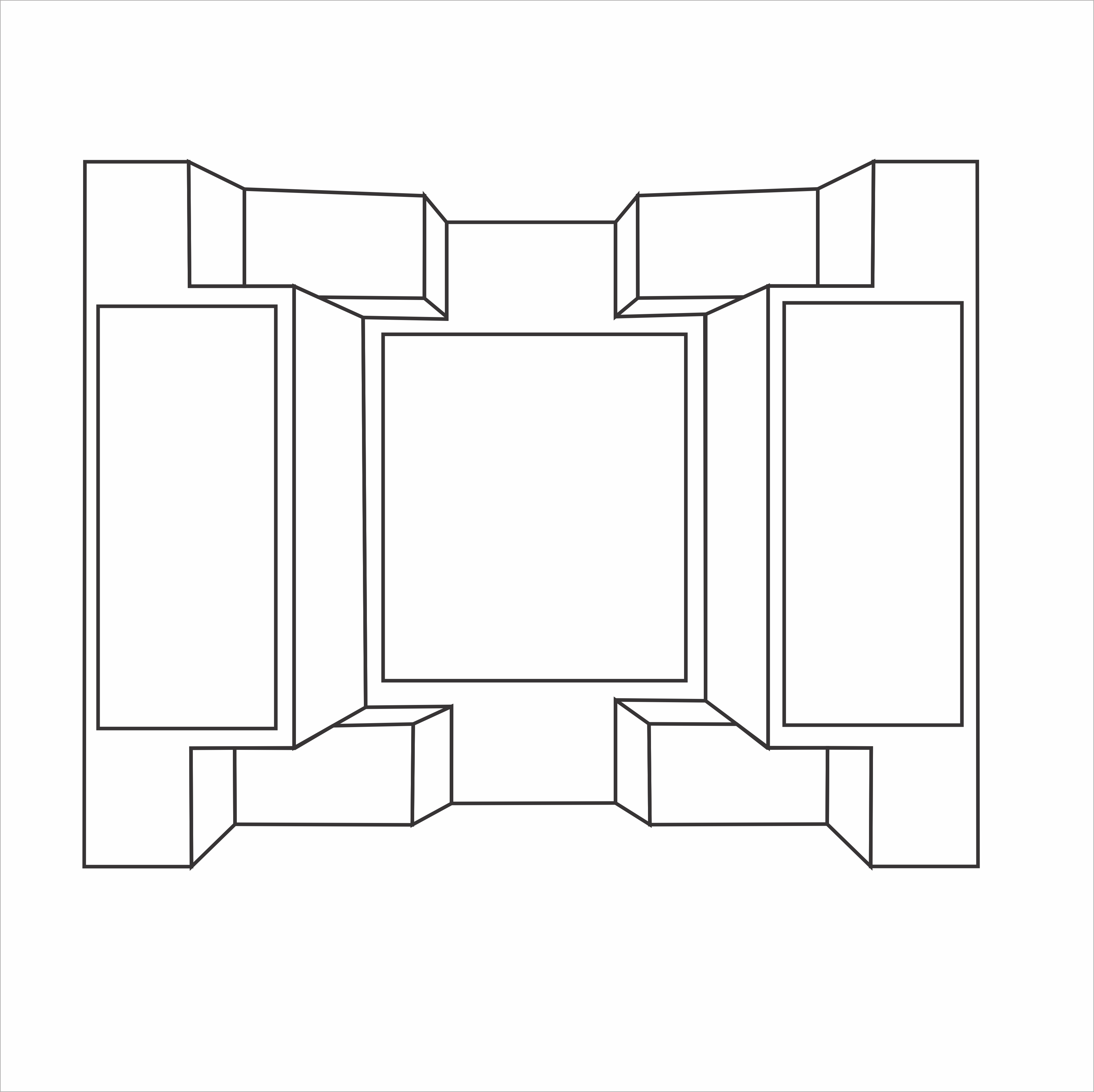 DL - Fancy Fold 5 - Double Shutter Card