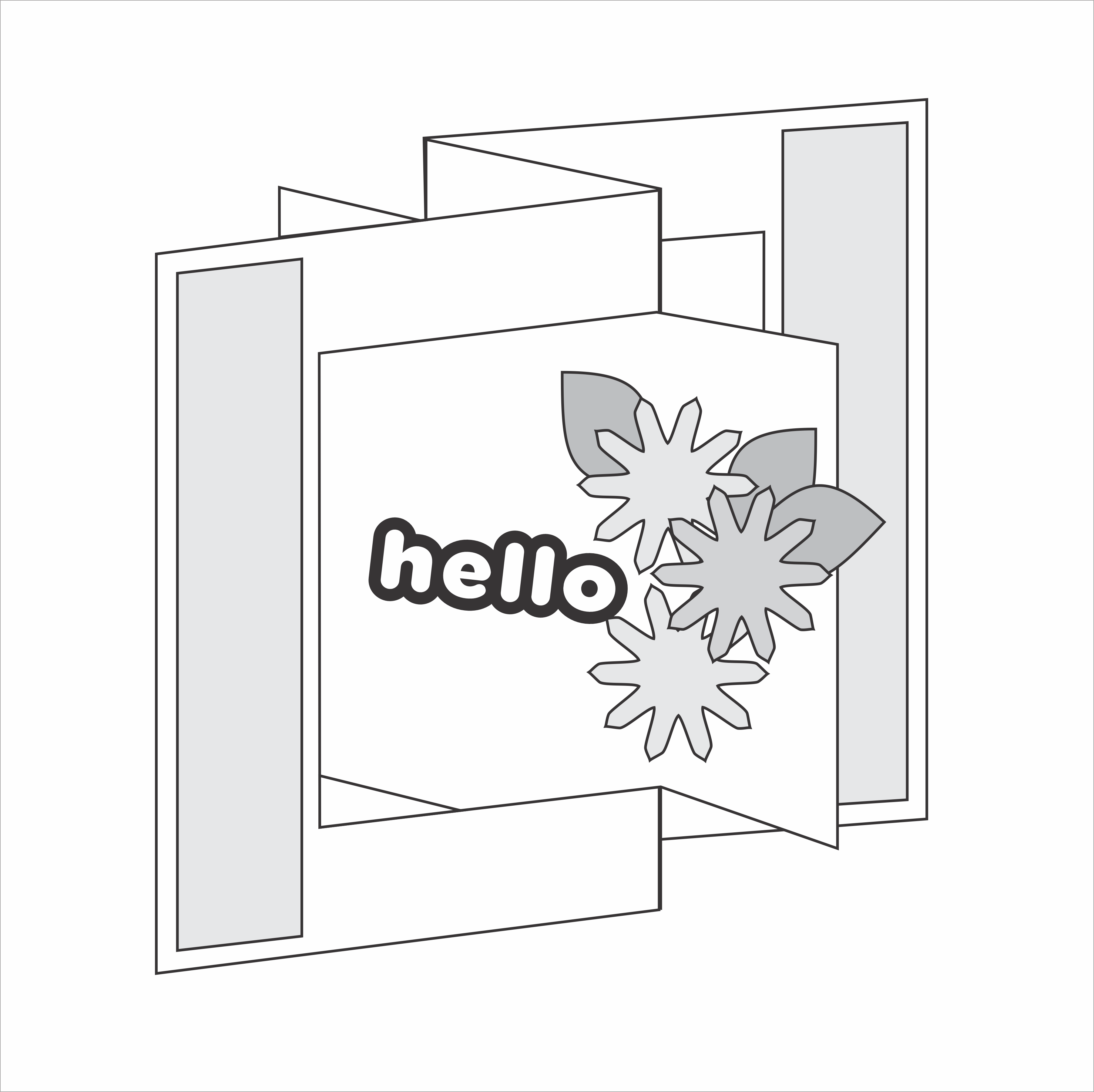 DL - Fancy Fold 7 - Flip Swing Card