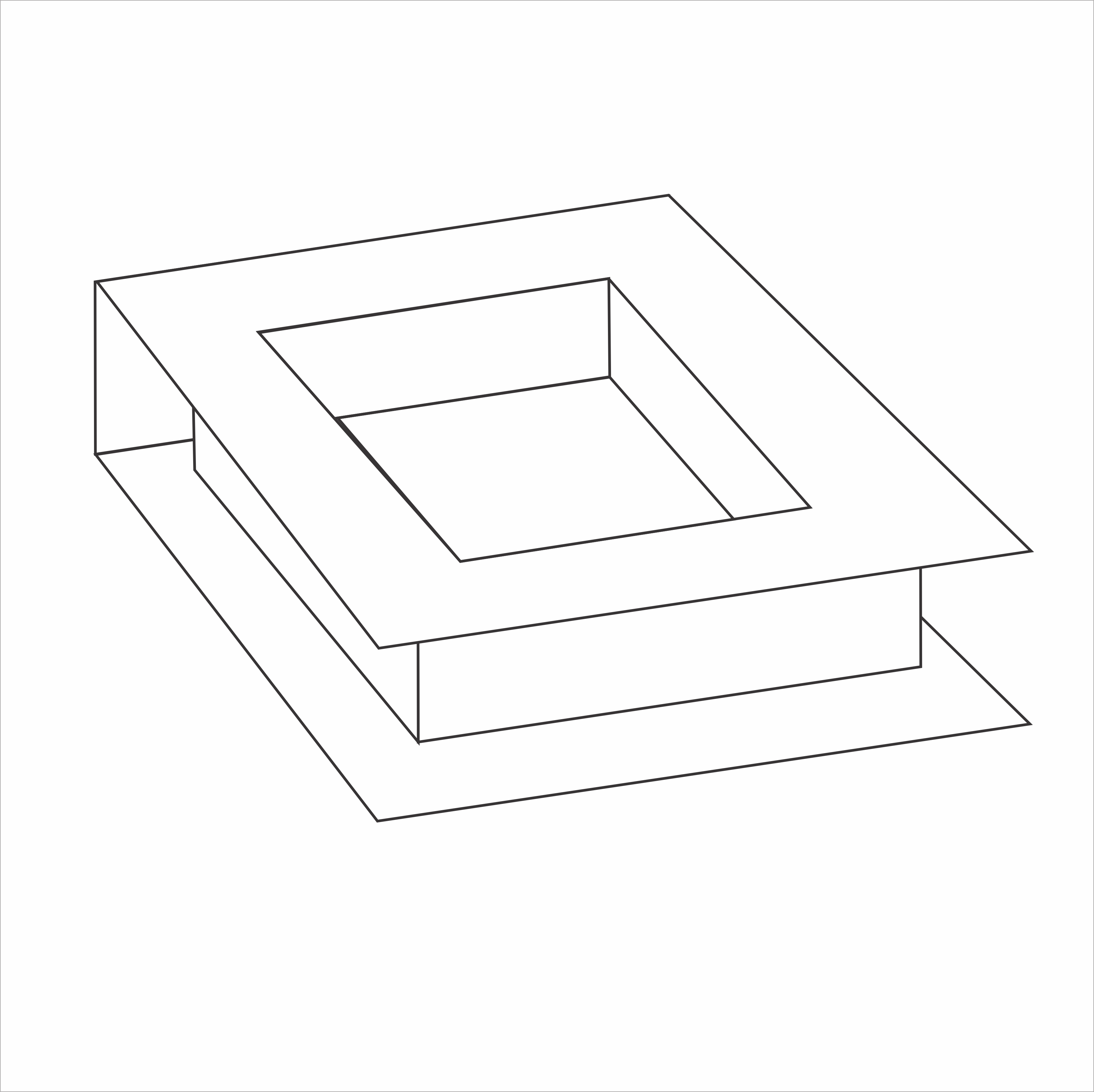 DL - Fancy Fold 9 - Shadowbox Card