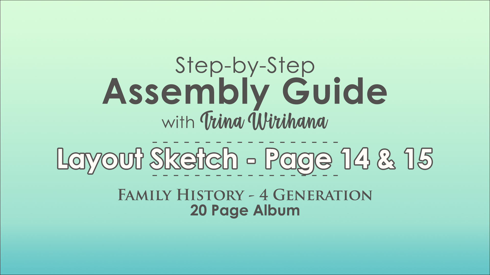 Part 13 - Assembly Guide - Page 14 and 15