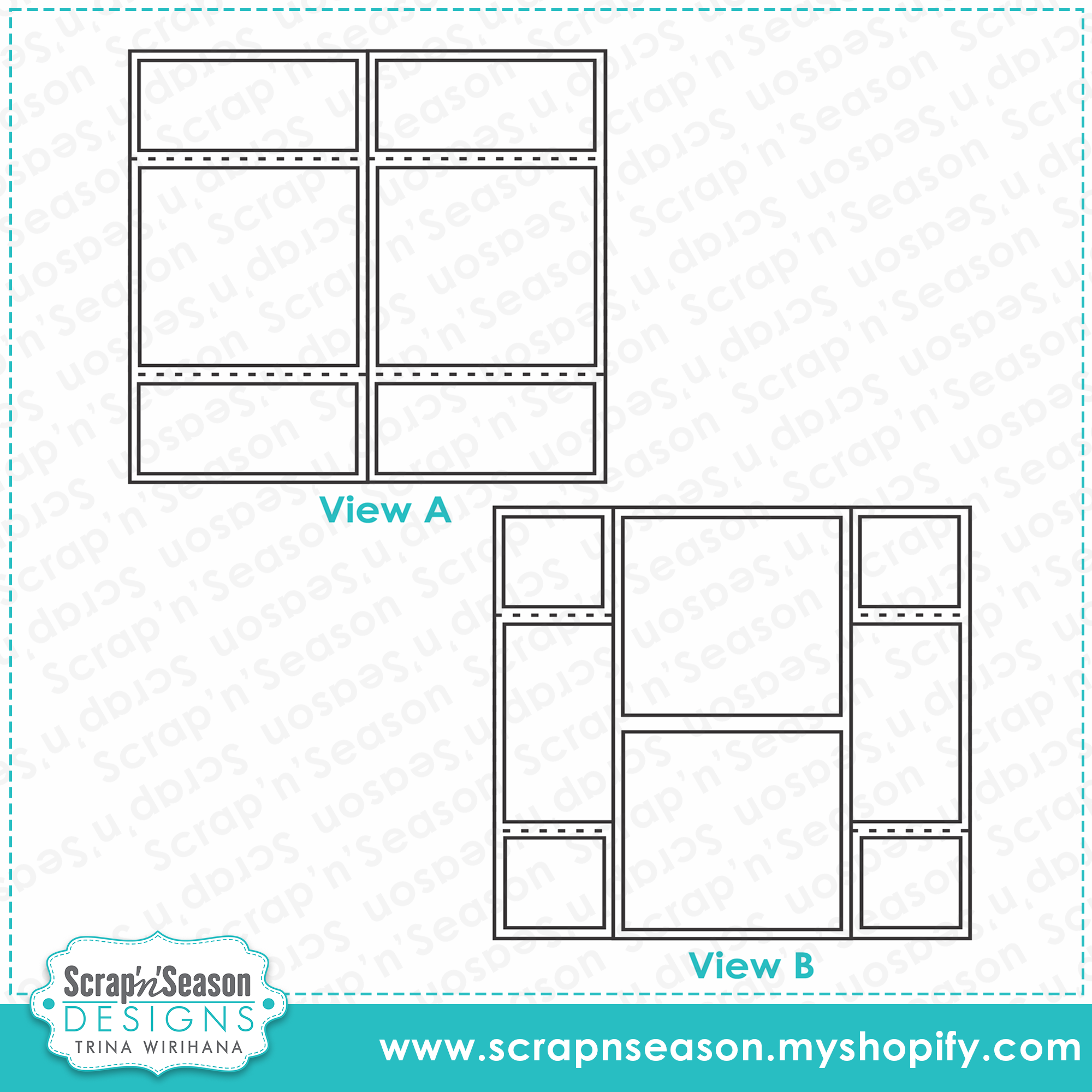 Fancy Fold 10 - Never-ending Card Instructions