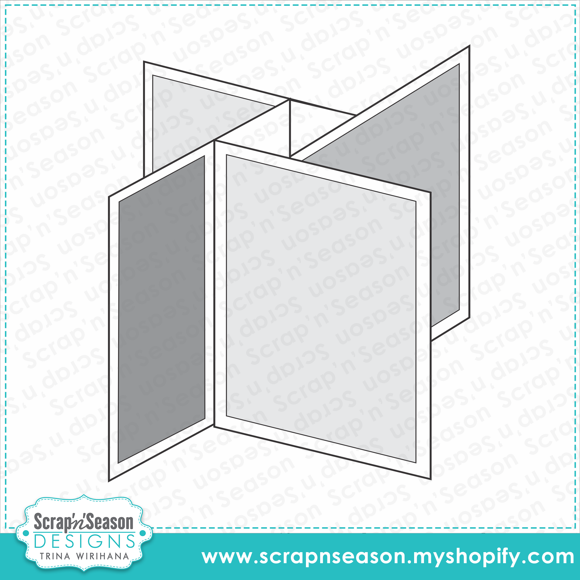 Fancy Fold 106 - Pinwheel Tower Card Instructions