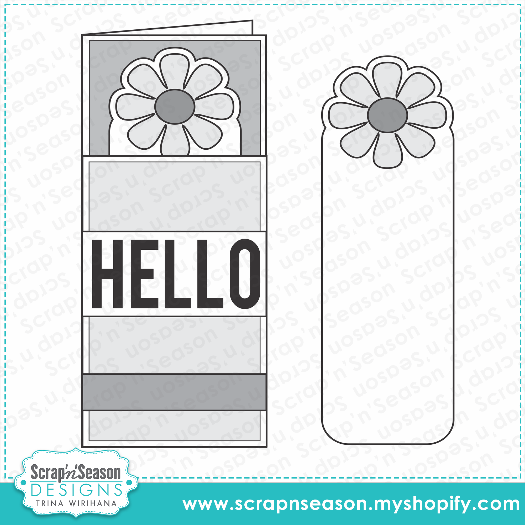 Fancy Fold 107 - Bookmark Gift Card Instructions