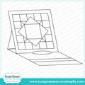 Fancy Fold 13 - Folded Star Easel Card Instructions